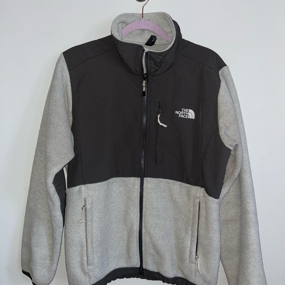 The North Face Denali Jacket Full Zip Gray Women’s Large